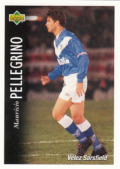 Mauricio Pellegrino Velez Sarsfield 1995 Upper Deck Futbol Argentina #99